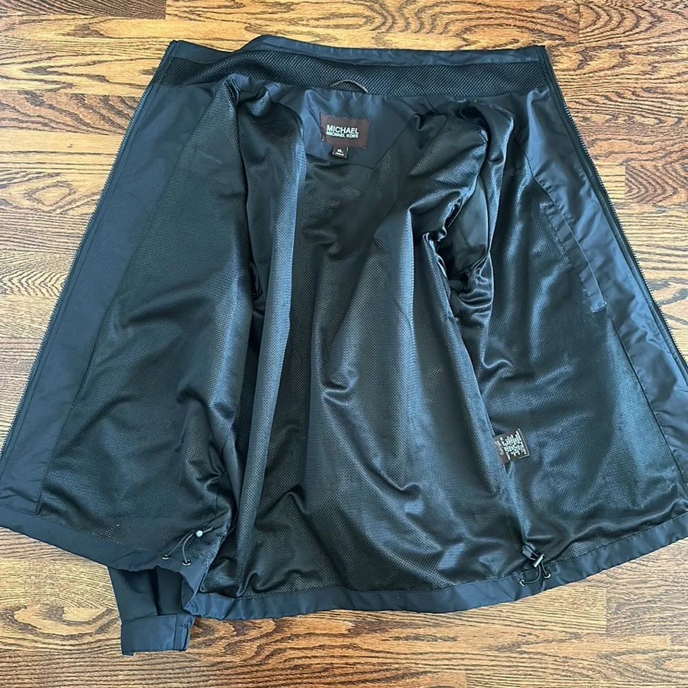 MICHAEL Michael Kors Men's Black Windbreaker Golf Jacket XL